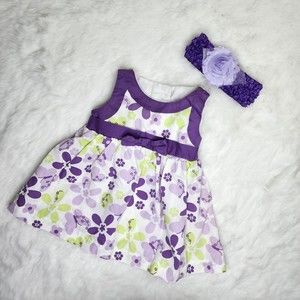 Penelope Mack 2 Piece Purple Dress 3/6M